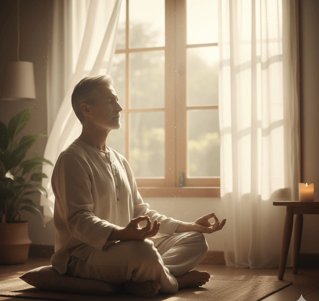 Infine, per celebrare i "successi", questa immagine chiude il cerchio. La protagonista ha raggiunto la cima, bagnata dalla luce dorata del tramonto. L'espressione serena e le braccia aperte simboleggiano la gratitudine e l'aver superato le difficoltà, guardando al futuro con speranza.